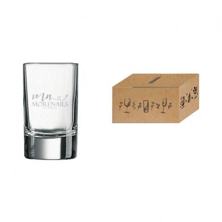 Vaso de Licor personalizado Islande 100 cc - incluye Grabado láser
