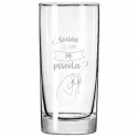 Vaso Liso Piscolero 350 cc mediano - Incluye tu diseño personalizado, grabado láser y caja de presentación