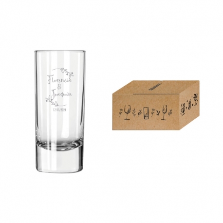 Vaso de Shot Tequilero Classic 74 cc - Personaliza tu diseño como quieras - Incluye grabado láser y caja de presentación Vaso de Shot Tequilero Classic 74 cc - Personaliza tu diseño como quieras - Incluye grabado láser y caja de presentación