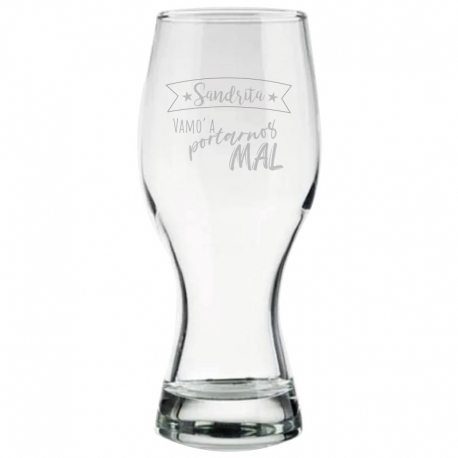 Vaso Cervecero Munich 437cc - personalizado y grabado láser