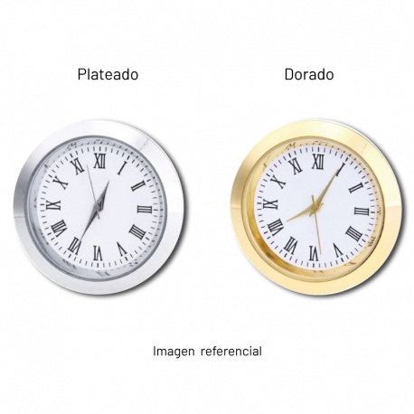 Galvano Acrílico Reloj en Base de Madera modelo horizontal - Incluye diseño personalizado y grabado láser