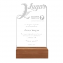 Galvano Segundo Lugar para premiación o competencia con 3 diseños a elección - Incluye personalización y grabado láser