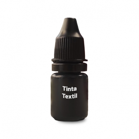Tinta textil color negro 5 ml 