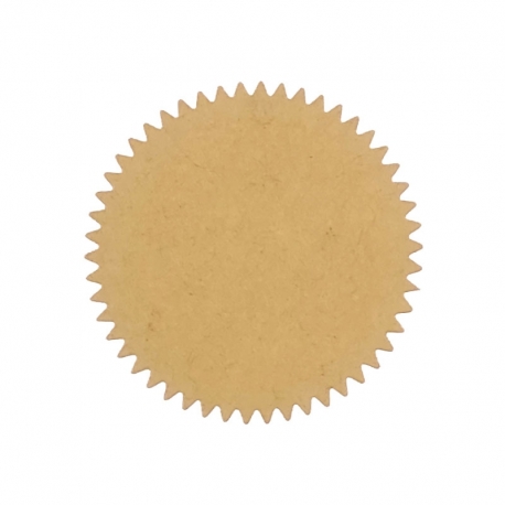 Sello papel kraft , ideal para marcar con timbre de agua o sello seco - autoadhesivo.