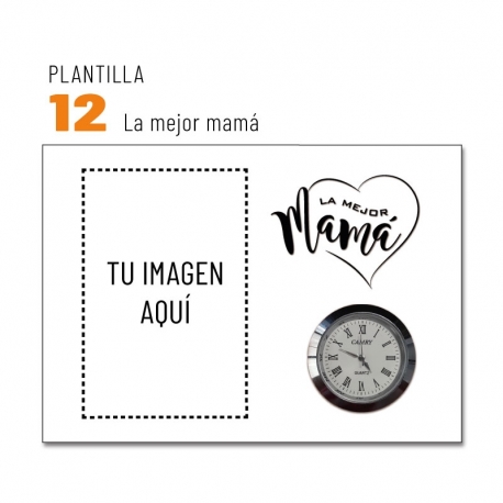 Grabado de rostro / retrato sobre madera nativa con reloj