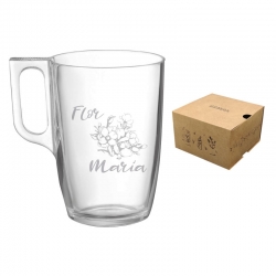 Taza para Té y Café Tarsilla, incluye grabado láser y caja de presentación