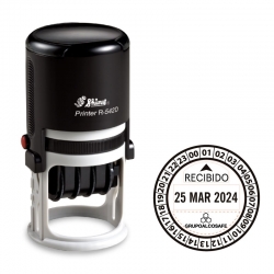 Timbre Fechador automático con hora 4,2 cm Shiny R-542D-T24