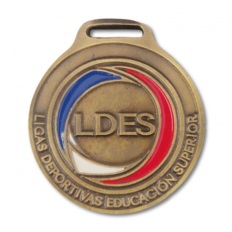 Medalla metálica de 5 