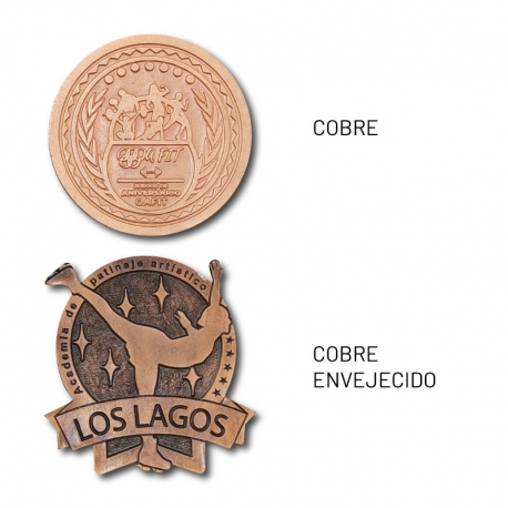 Medalla metálica de 5 