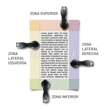 Pack Prensa de Sello Seco y Etiquetas 25 unidades