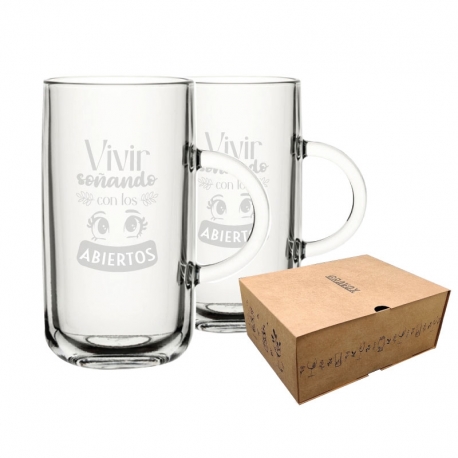 Pack 2 Tazas Mug Aura 270 cc para té y/o café Pack 2 Tazas Mug Aura 270 cc para té y/o café