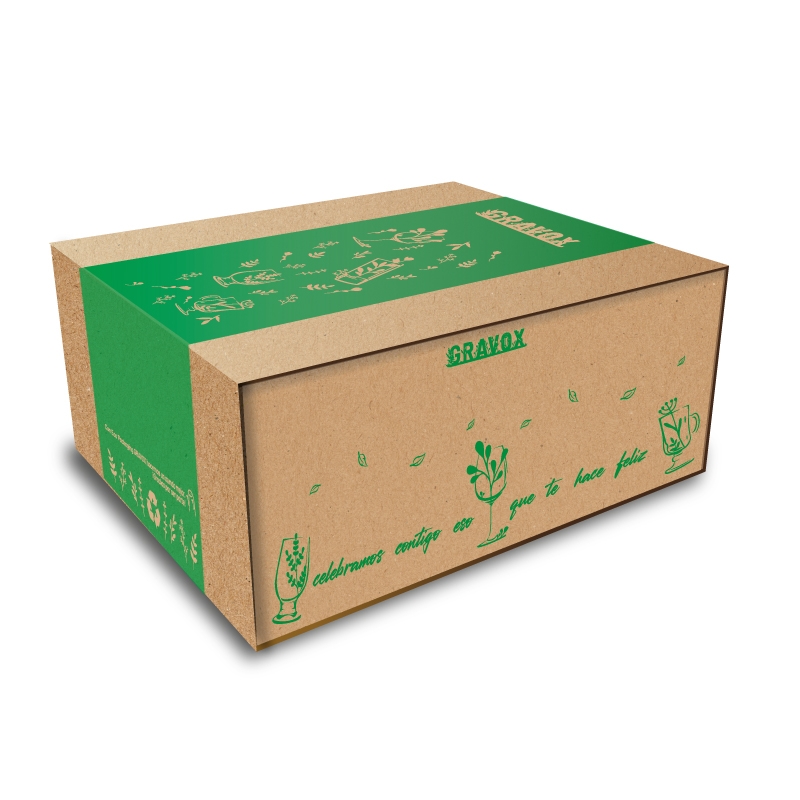 Pack 2 Copas de Cocktail Curva 355 cc - Personaliza tu diseño como quieras - Incluye caja de prensentación biodegradable