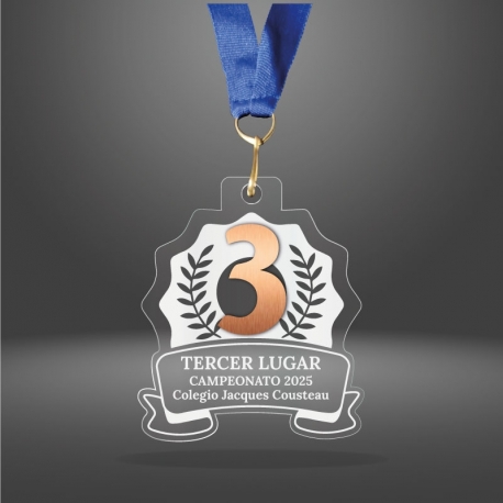 Pack Medallas Premiación línea Prime para 1er, 2do y 3er lugar Pack Medallas Premiación línea Prime para 1er, 2do y 3er lugar