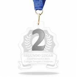 Medalla para premiación línea Prime Segundo lugar