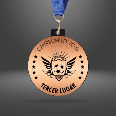 Medallas línea Prime Black para Tercer Lugar 7cm - Acrílico negro y placa metalizada personalizada - Ideal para competencias Medallas línea Prime Black para Tercer Lugar 7cm - Acrílico negro y placa metalizada personalizada - Ideal para competencias