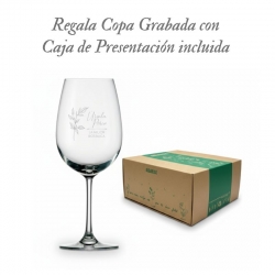 Copa de Vino Stölzle 45 Grabada, Incluye caja de presentación y grabado láser 