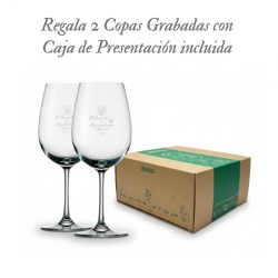 2 Copas de Vino Stölzle 54 mas caja de presentación, Incluye grabado láser 