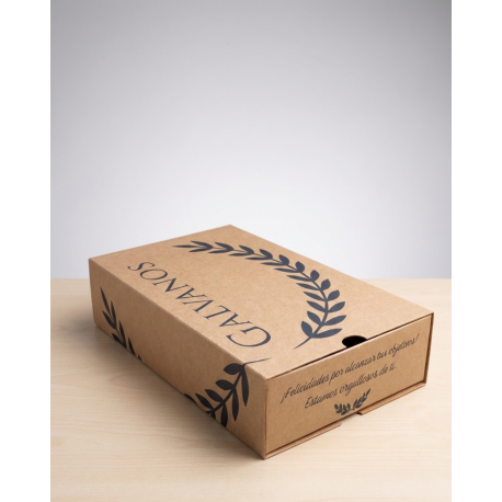 Galvano Acrílico Reloj en Base de Madera modelo horizontal - Incluye diseño personalizado y grabado láser