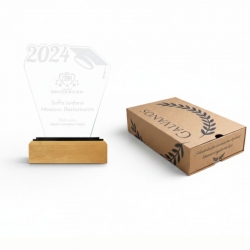 Galvano Acrílico para Graduación 4mm - Con 4 diseños diferentes - Incluye grabado láser y personalización