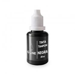 Tinta para tampón color Negro 20 cc serie eco