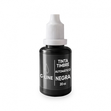 Tinta timbre Automático color negro 20cc - Línea Eco