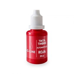 Tinta timbre Automático color Rojo 20cc - Línea Eco