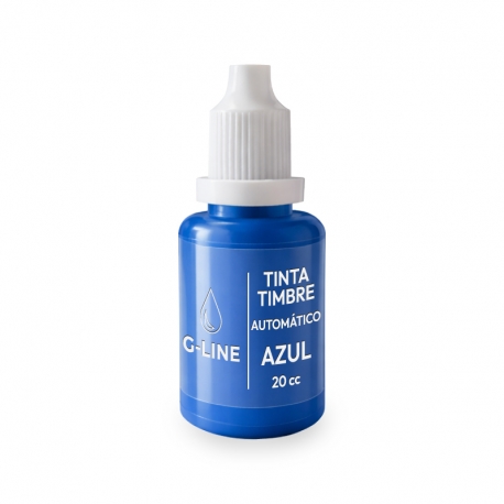 Tinta timbre Automático color Azul 20cc - Línea Eco