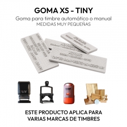 Goma para timbres automáticos o manuales numero 40