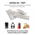 Goma de Repuesto XS para Timbres Automáticos y Manuales Personalizados - Tamaños pequeños hasta 2x2 cm aprox.