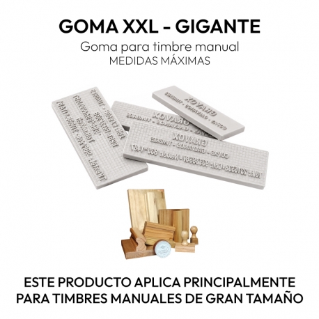Goma para timbre automático o manual numero 158