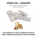 Goma de Repuesto XXL para Timbres| Fabricación de Recambios Personalizados ideal para timbres manuales con medidas superiores