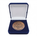 Medalla Zamac Personalizada 6 cm con Estuche de Terciopelo | Desde 50 Unidades para Premiaciones | Línea Premium