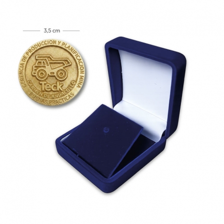 Pin Metálico Personalizado de Zamac con Estuche de Presentación