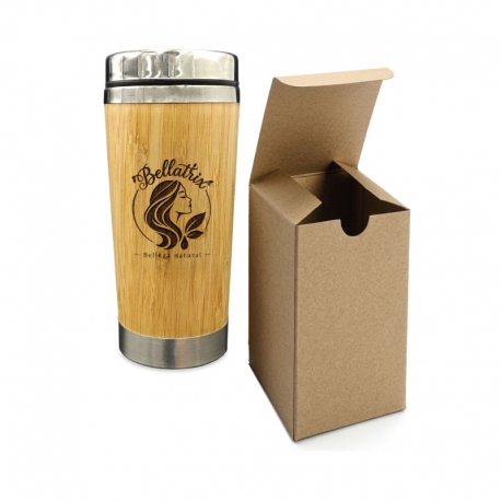 Mug de Bambú 420 cc con tapa - Diseño Personalizado con grabado láser – Venta Master / Granel desde 12 Unidades Mug de Bambú 420 cc con tapa - Diseño Personalizado con grabado láser – Venta Master / Granel desde 12 Unidades