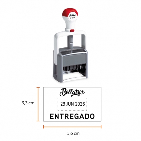 Timbre Fechador Profesional 3.3 x 5.6 cm Timbre Fechador Profesional 3.3 x 5.6 cm