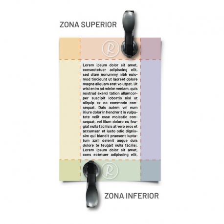 Prensa de Sello Seco Rectangular 5 × 3 cm - Timbre de agua - Placas Personalizadas - Línea Profesional