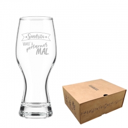 Vaso Cervecero Munich 437cc - personalizado y grabado láser