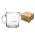 Taza Personalizada para Té y/o Café New Morning, incluye grabado láser gratis y caja de presentación. 274 cc
